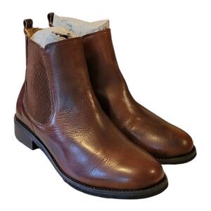 Walking Cradles Kendall Chestnut Rustic Leather Ankle Boots 6 M